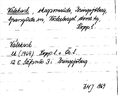 Bild på arkivkortet för arkivposten Välekask