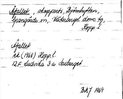 Bild på arkivkortet för arkivposten Åfallet