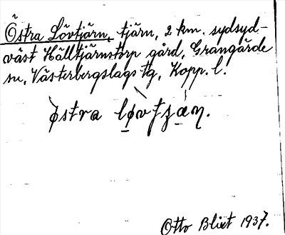 Bild på arkivkortet för arkivposten Östra Lövtjärn