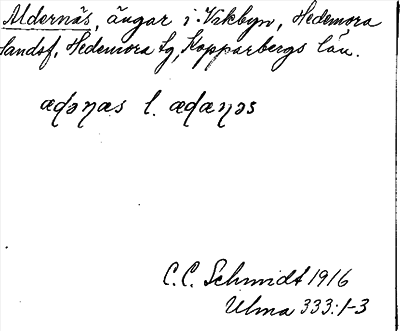 Bild på arkivkortet för arkivposten Aldernäs