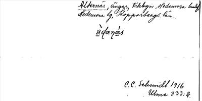 Bild på arkivkortet för arkivposten Aldernäs