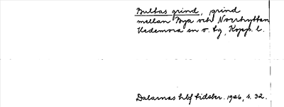 Bild på arkivkortet för arkivposten Bultas grind