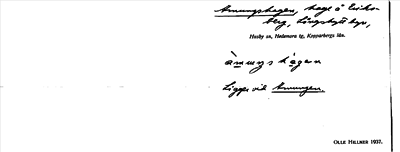 Bild på arkivkortet för arkivposten Amungshagen