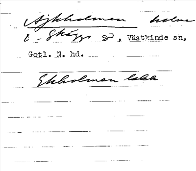 Bild på arkivkortet för arkivposten Ajkholmen