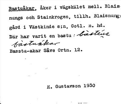 Bild på arkivkortet för arkivposten Bastuåkar