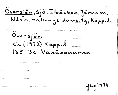 Bild på arkivkortet för arkivposten Översjö