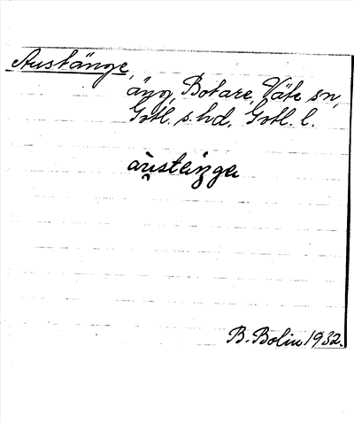 Bild på arkivkortet för arkivposten Austänge