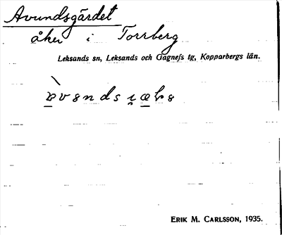 Bild på arkivkortet för arkivposten Avundsgärdet