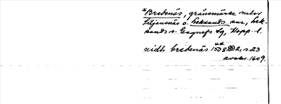 Bild på arkivkortet för arkivposten *Bredenäs