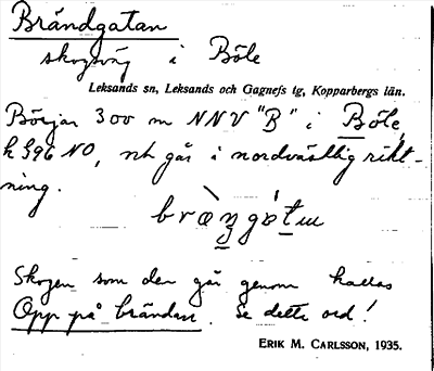 Bild på arkivkortet för arkivposten Brändgatan