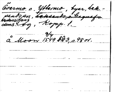 Bild på arkivkortet för arkivposten Övermo o. Yttermo