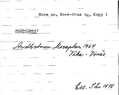Bild på arkivkortet för arkivposten Andholmen: