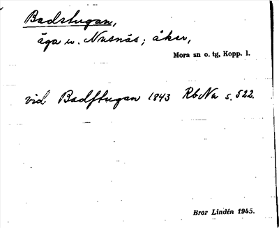 Bild på arkivkortet för arkivposten Badstugan
