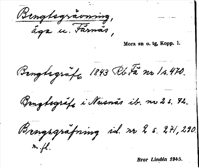 Bild på arkivkortet för arkivposten Bengtsgrävning