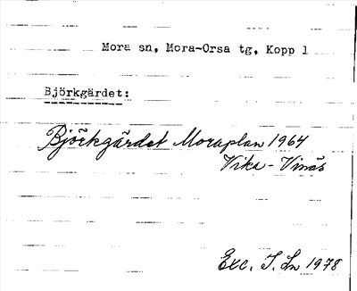 Bild på arkivkortet för arkivposten Björkgärdet