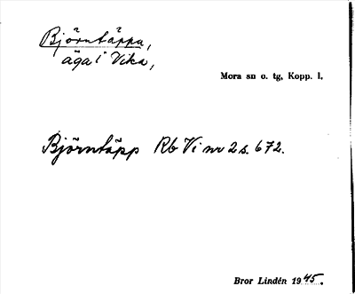 Bild på arkivkortet för arkivposten Björntäppa