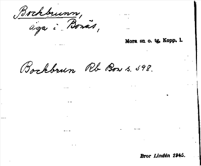 Bild på arkivkortet för arkivposten Bockbrunn