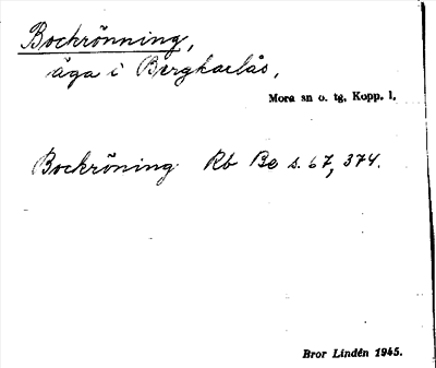 Bild på arkivkortet för arkivposten Bockrönning