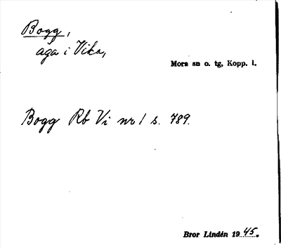 Bild på arkivkortet för arkivposten Bogg