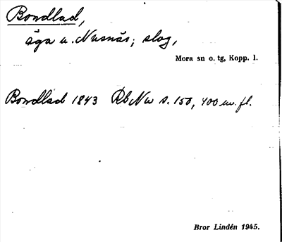 Bild på arkivkortet för arkivposten Bondlad