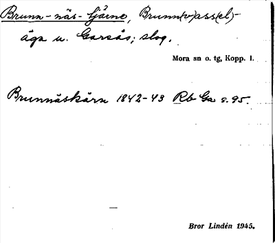 Bild på arkivkortet för arkivposten Brunn-näs-tjärne