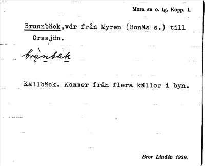 Bild på arkivkortet för arkivposten Brunnbäck