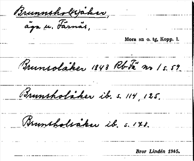 Bild på arkivkortet för arkivposten Brunnshol(s)åker