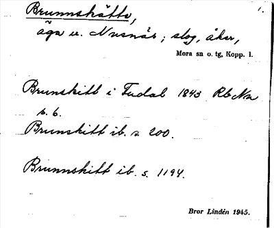 Bild på arkivkortet för arkivposten Brunnskätte