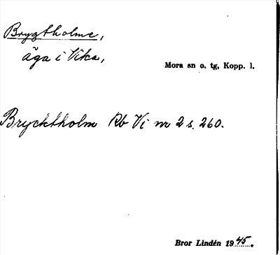 Bild på arkivkortet för arkivposten Brygtholme