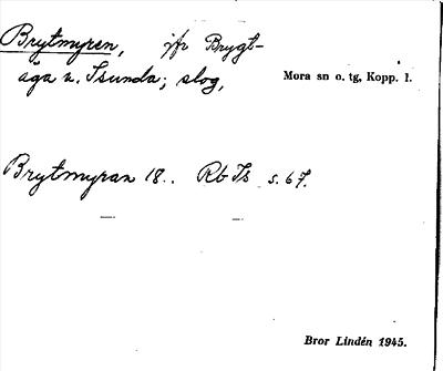 Bild på arkivkortet för arkivposten Brytmyren