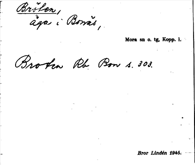 Bild på arkivkortet för arkivposten Bröten