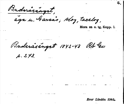 Bild på arkivkortet för arkivposten Buderåsänget