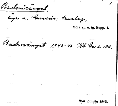 Bild på arkivkortet för arkivposten Buderåsänget