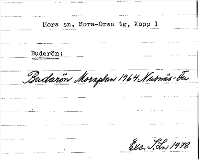 Bild på arkivkortet för arkivposten Buderön