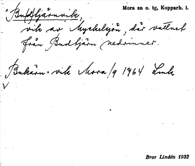 Bild på arkivkortet för arkivposten Bu(d)tjärnvik