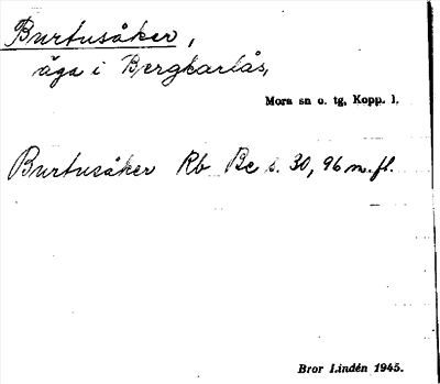 Bild på arkivkortet för arkivposten Burtusåker