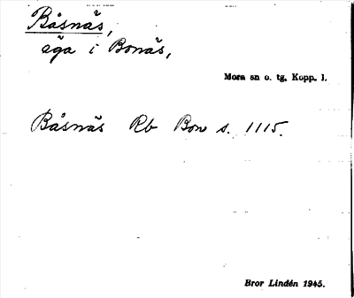 Bild på arkivkortet för arkivposten Båsnäs
