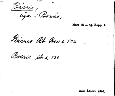 Bild på arkivkortet för arkivposten Båsris