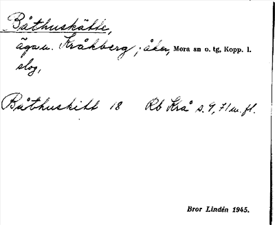 Bild på arkivkortet för arkivposten Båthuskätte