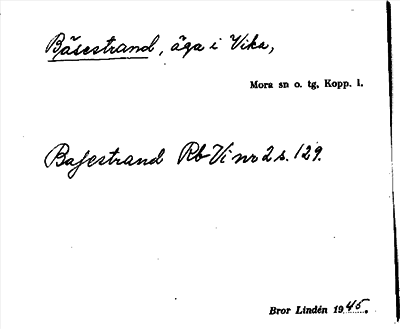 Bild på arkivkortet för arkivposten Bäsestrand
