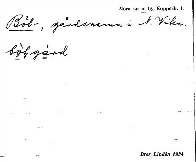 Bild på arkivkortet för arkivposten Böl-