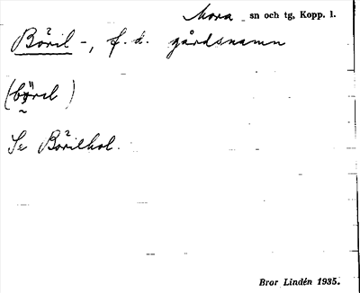 Bild på arkivkortet för arkivposten Böril-