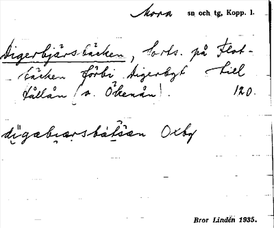 Bild på arkivkortet för arkivposten Digerbjärsbäcken