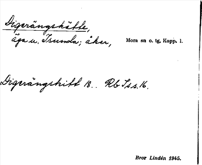 Bild på arkivkortet för arkivposten Digerängskätte