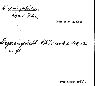 Bild på arkivkortet för arkivposten Digerängskätte
