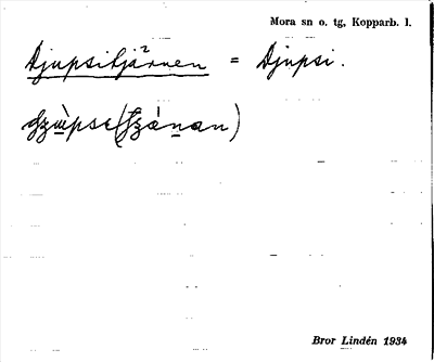 Bild på arkivkortet för arkivposten Djupsitjärnen = Djupsi