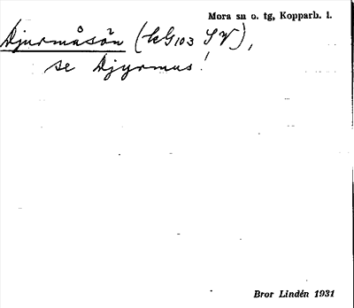 Bild på arkivkortet för arkivposten Djurmåsön, se Djyrmus