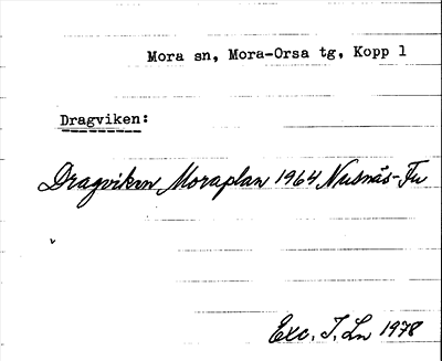 Bild på arkivkortet för arkivposten Dragviken