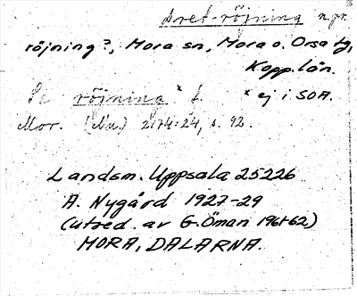 Bild på arkivkortet för arkivposten Dret-röjning