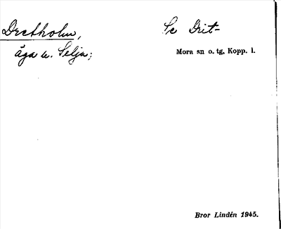 Bild på arkivkortet för arkivposten Dretholm